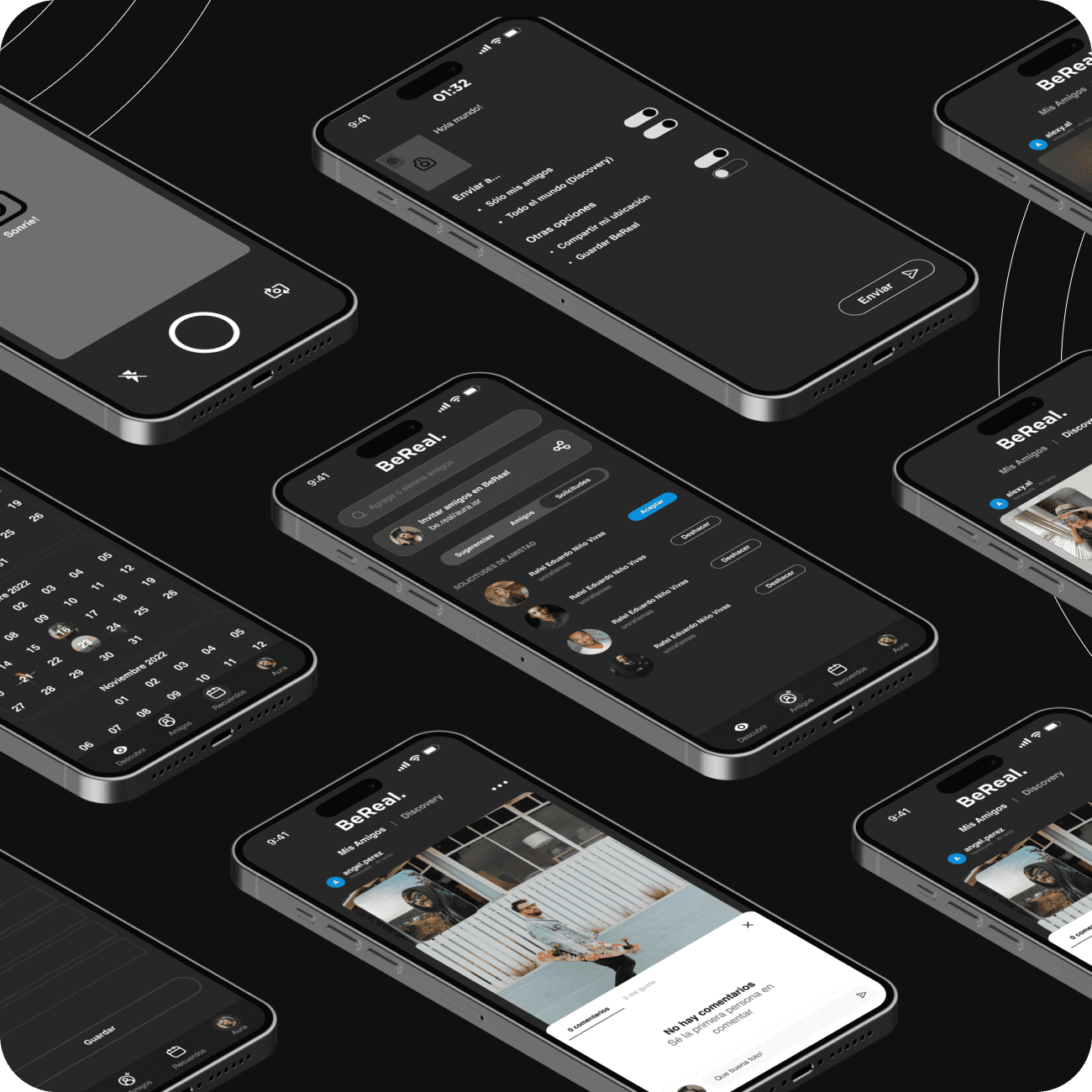 Shot of a smartphone on a grey background