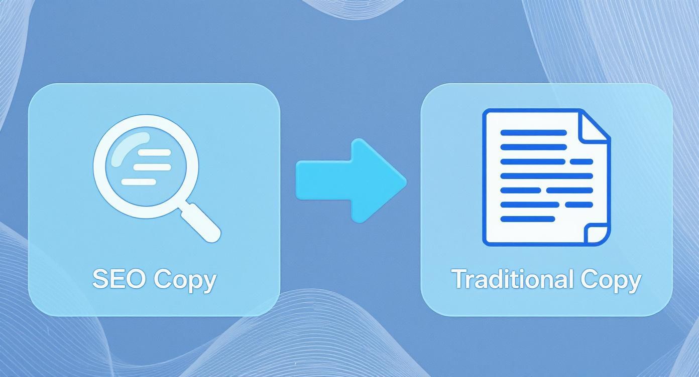 Infographic about what is seo copywriting