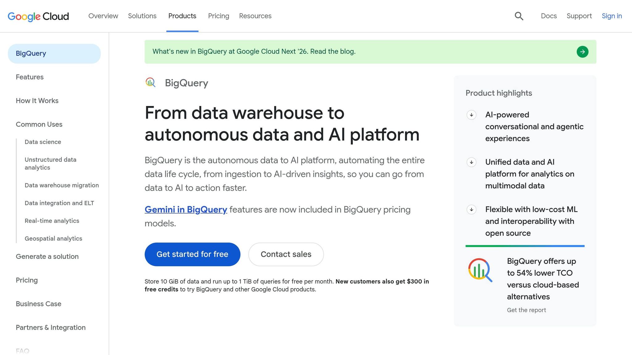 BigQuery Data QnA