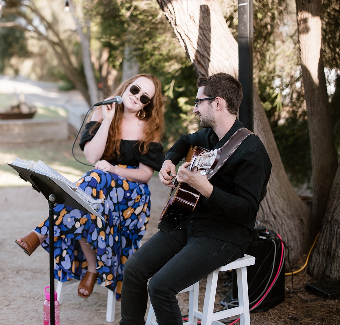 person playing guitar