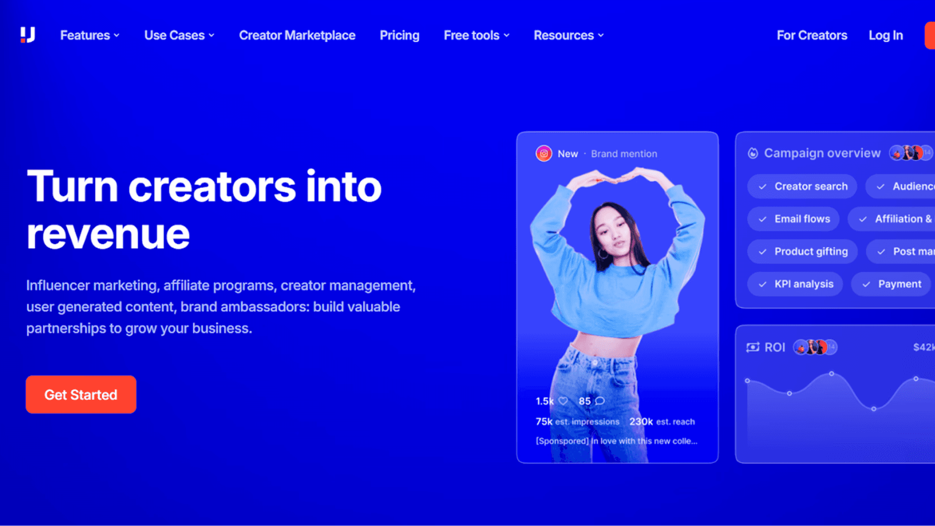 Upfluence influencer marketing platform