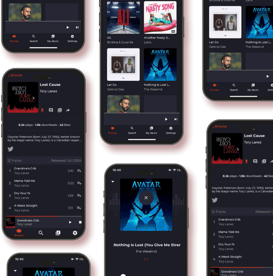 Hiphop streaming app