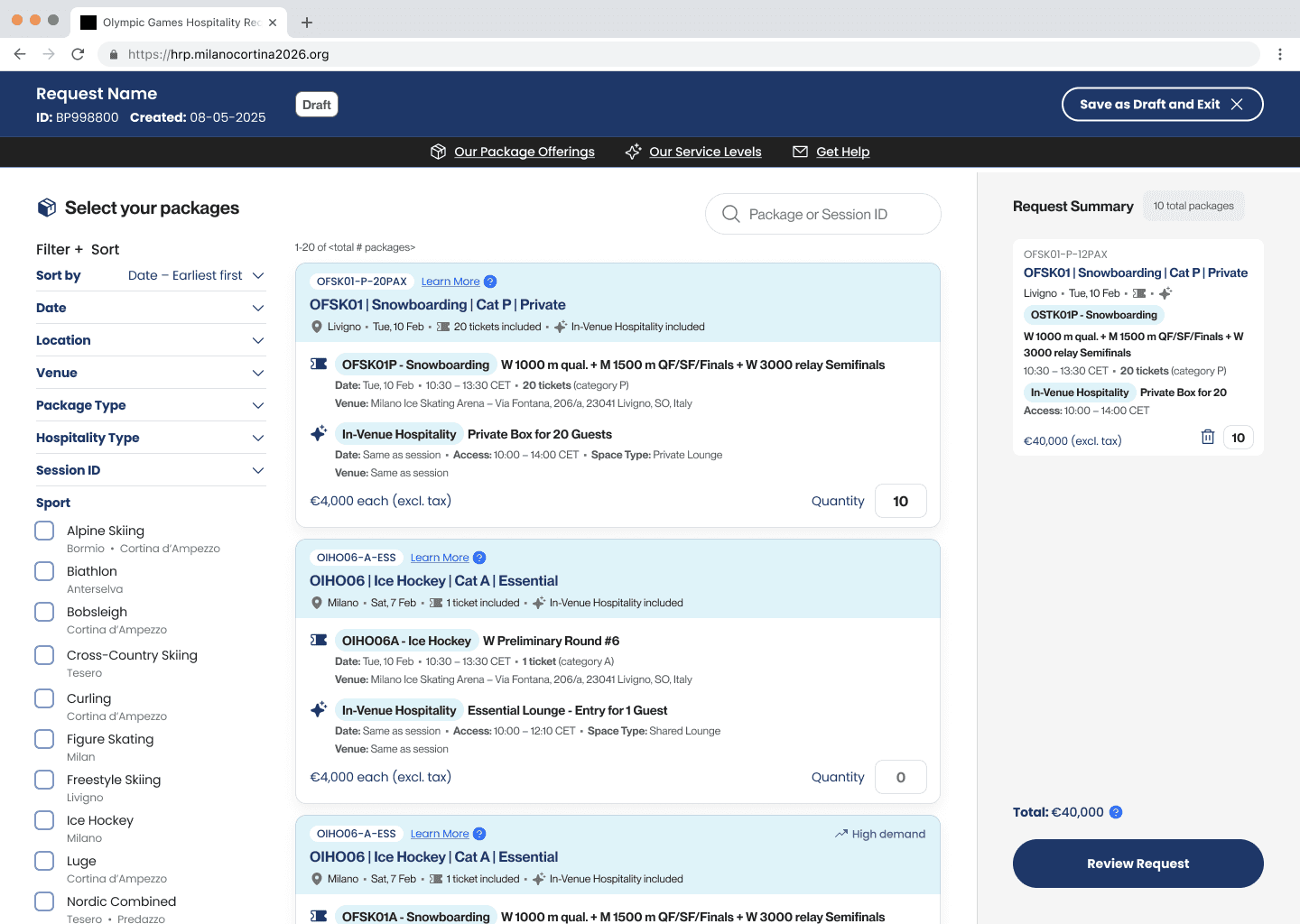 HRP home scrolled to show pagination 