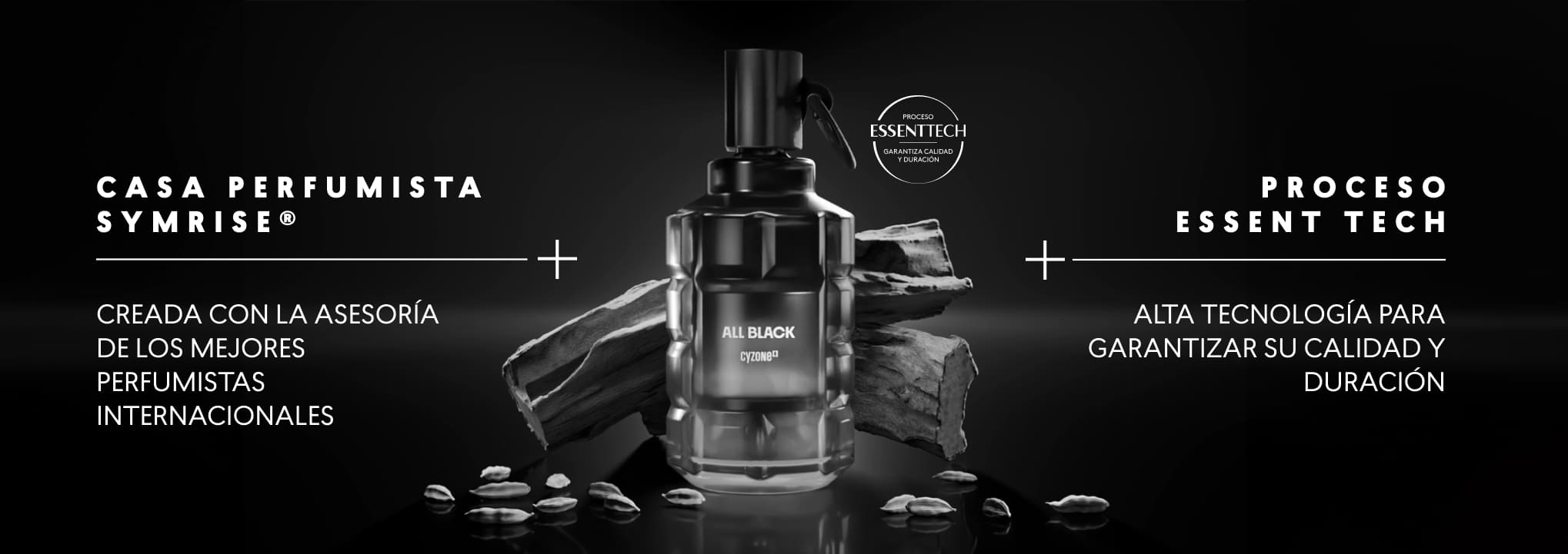 Beneficios del perfume All Black de Cyzone para hombre
