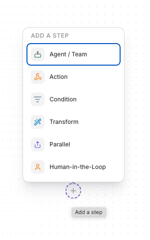 Add more workflows  steps 
