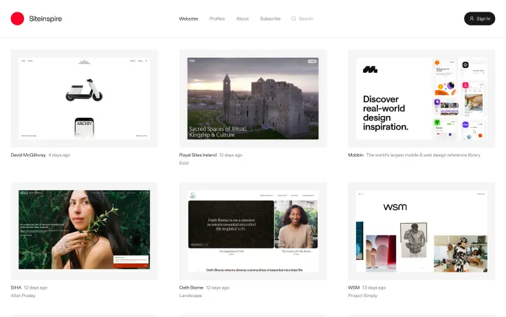 Cover Siteinspire