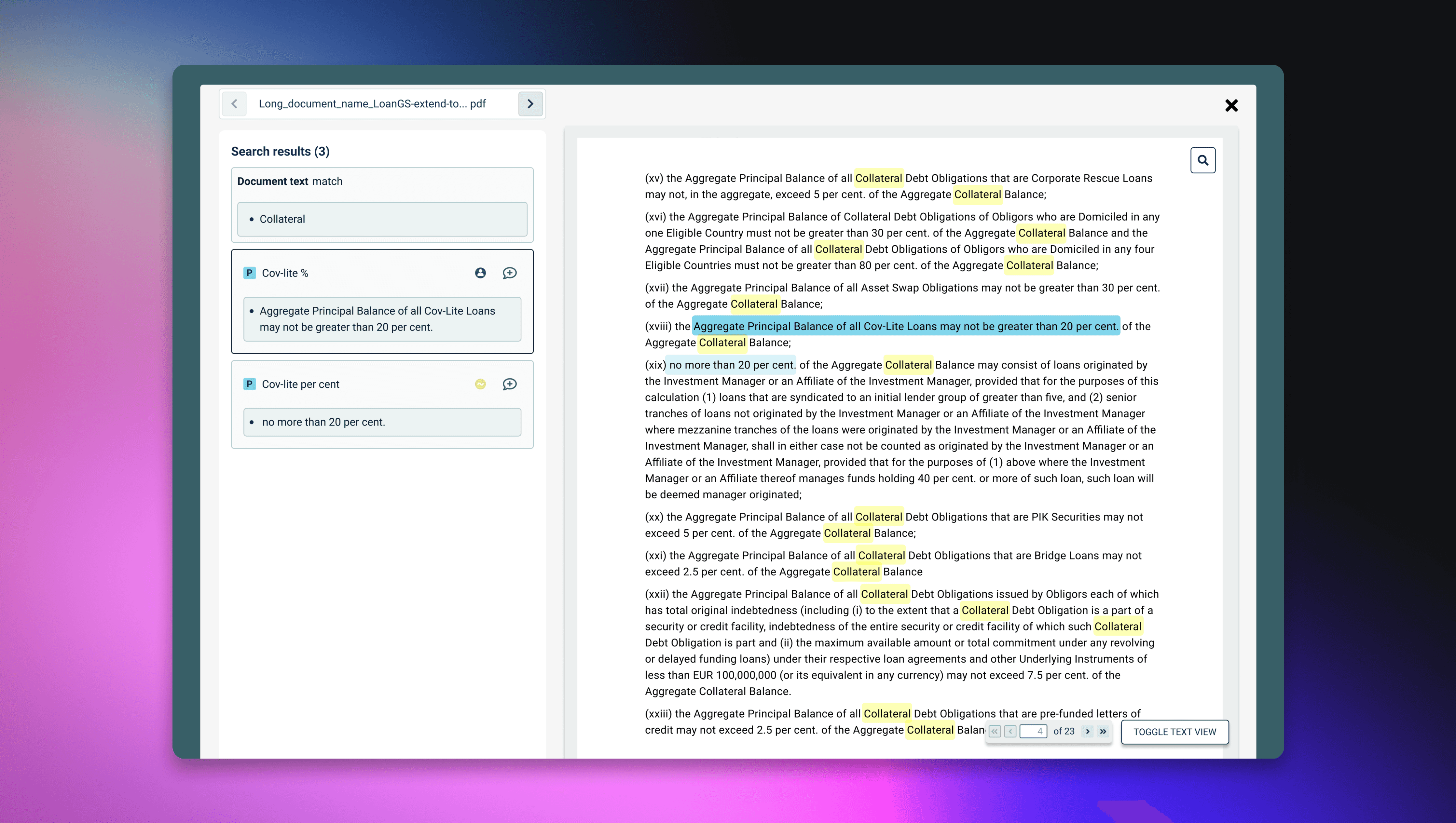 Annotated docs