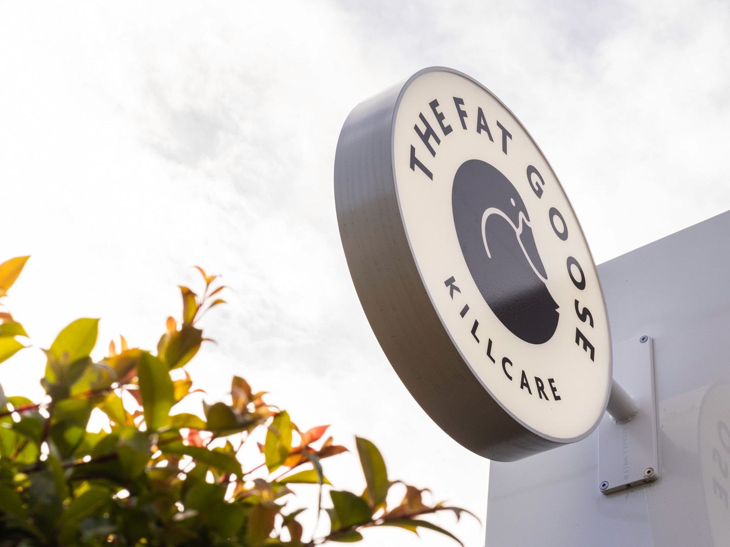 The Fat Goose Signage