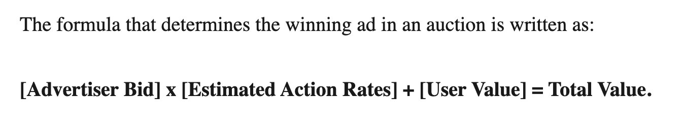 ad auction formula