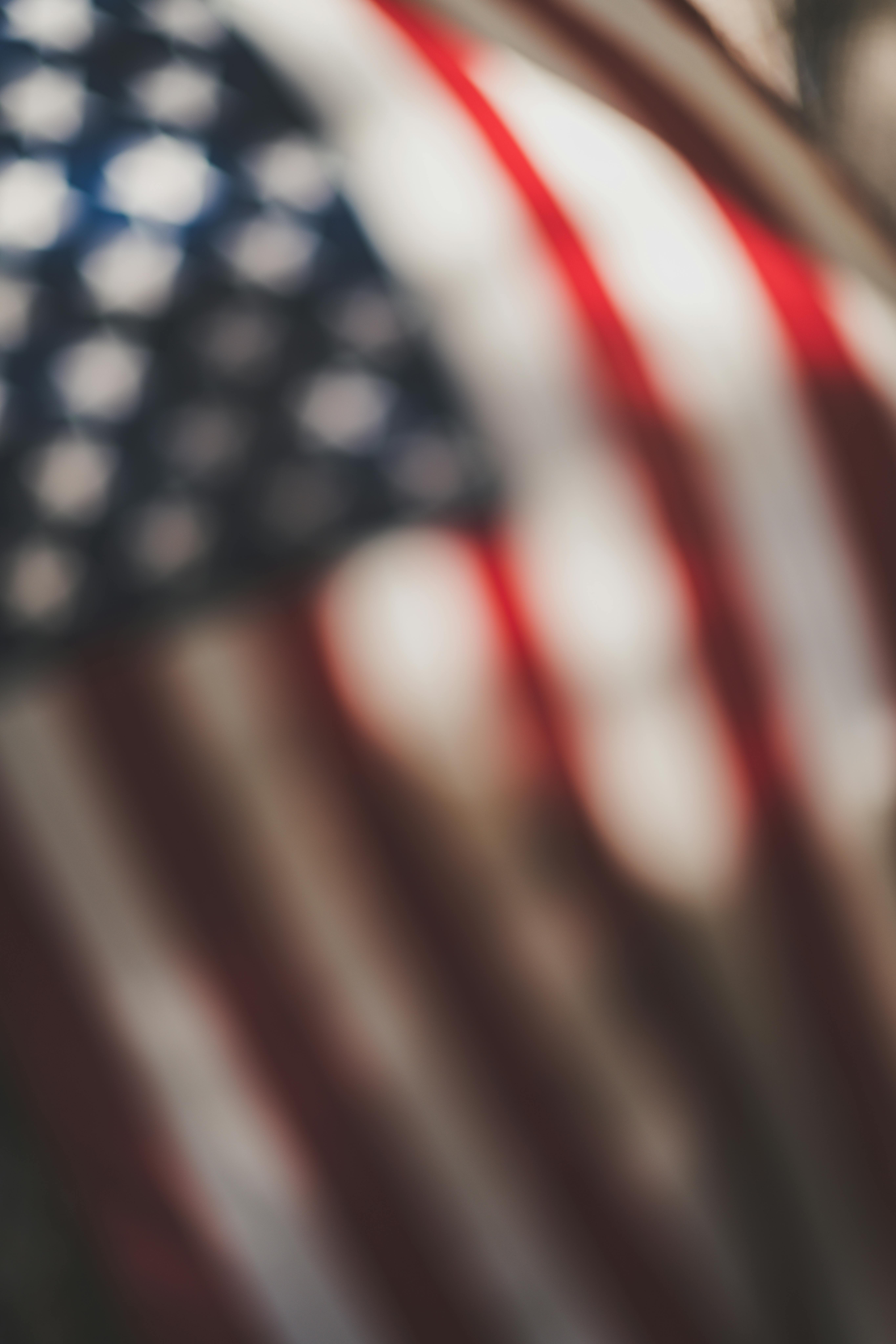 us a flag on pole