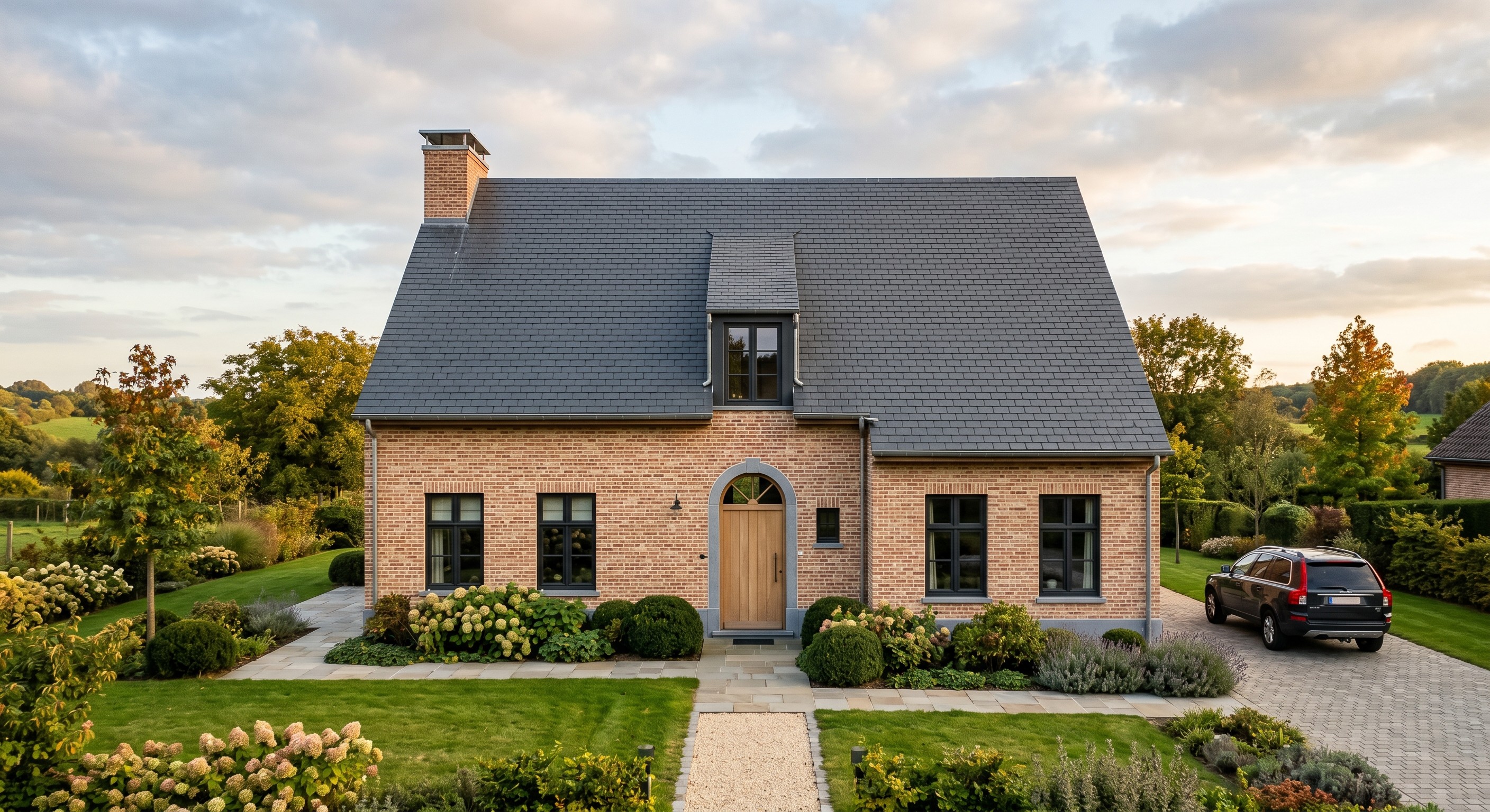 maison rénovée en Belgique