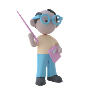 Free 3D teacher icon