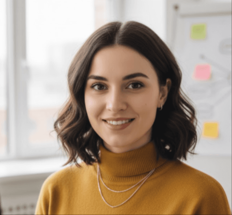 Review from a content strategist explaining how mind maps help organize brand story drafts from Word documents into a clear visual layout