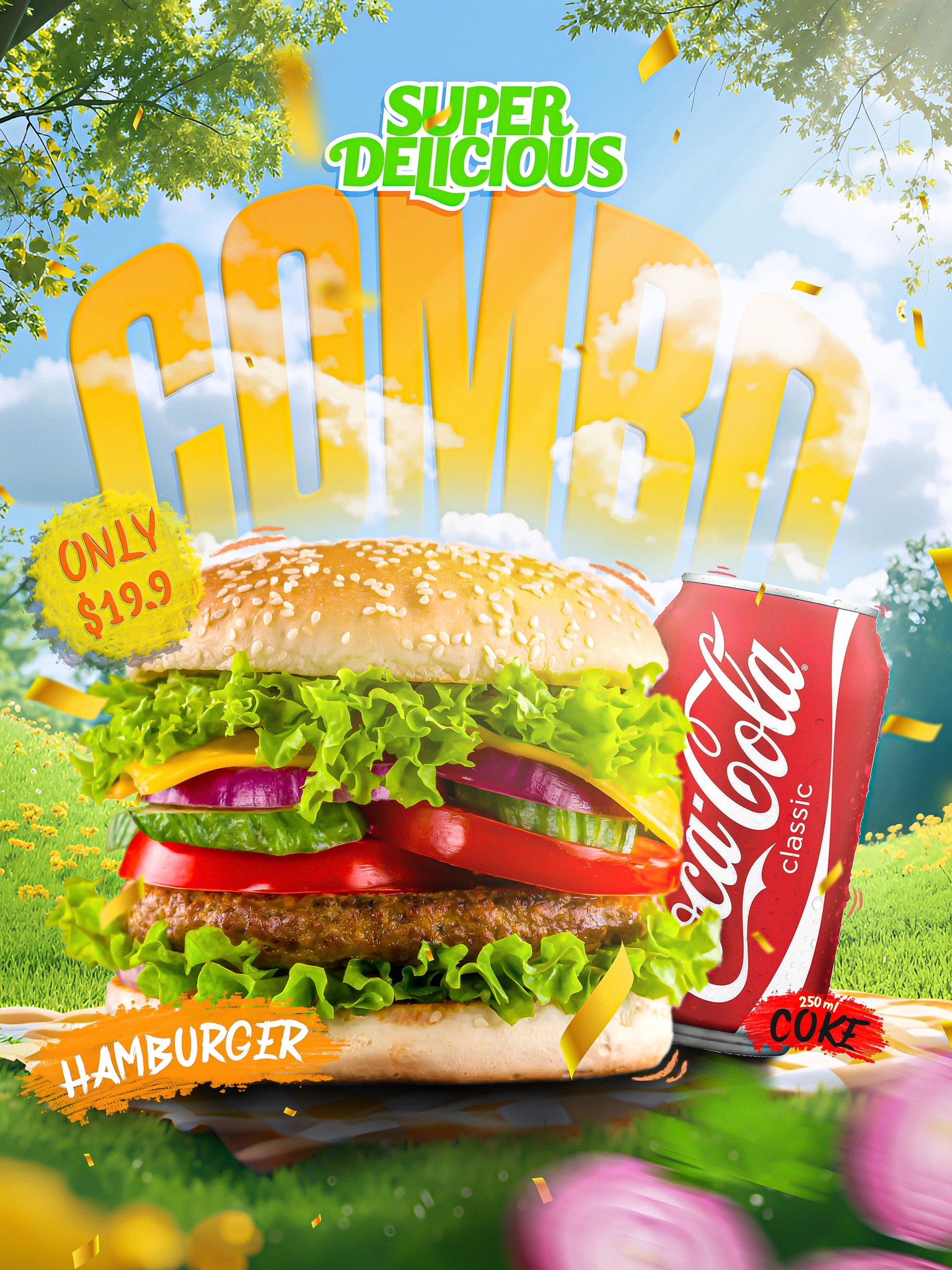 Women On Neon Background