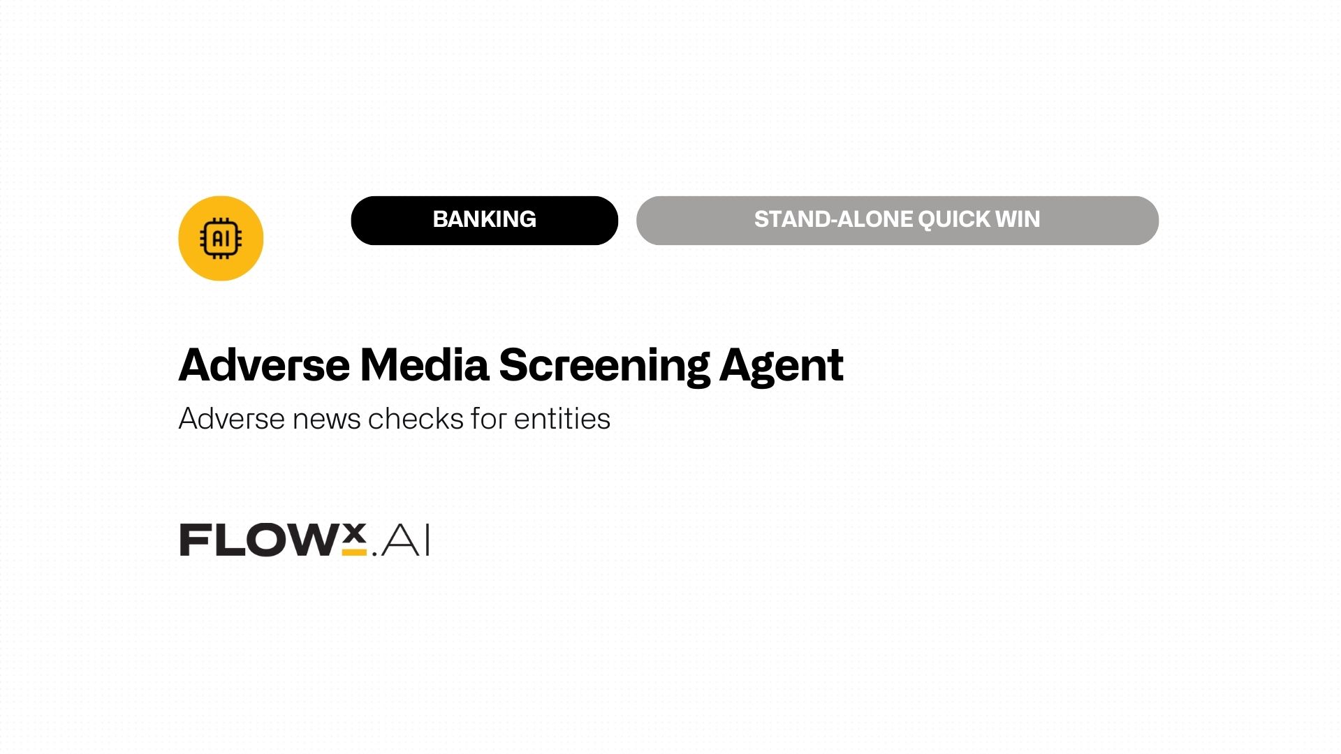 Adverse Media Screening Agent