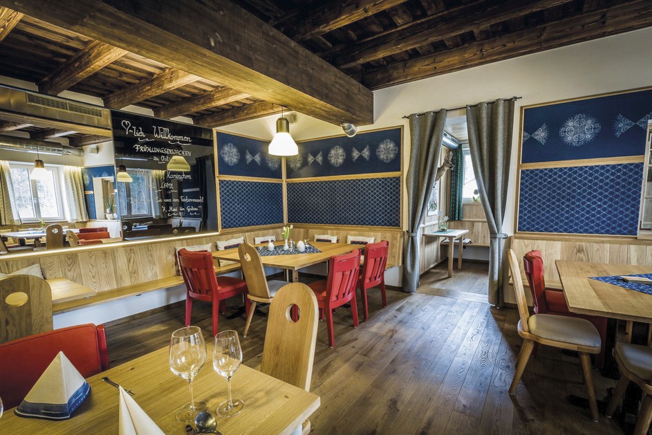 Close-up of lush, dark green leaves, some glossy and wet, against a muted background.