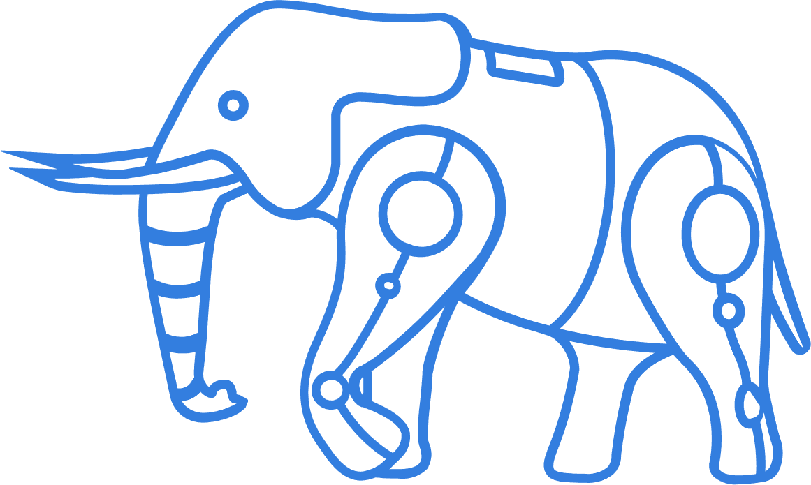 Qobrix elephant logo