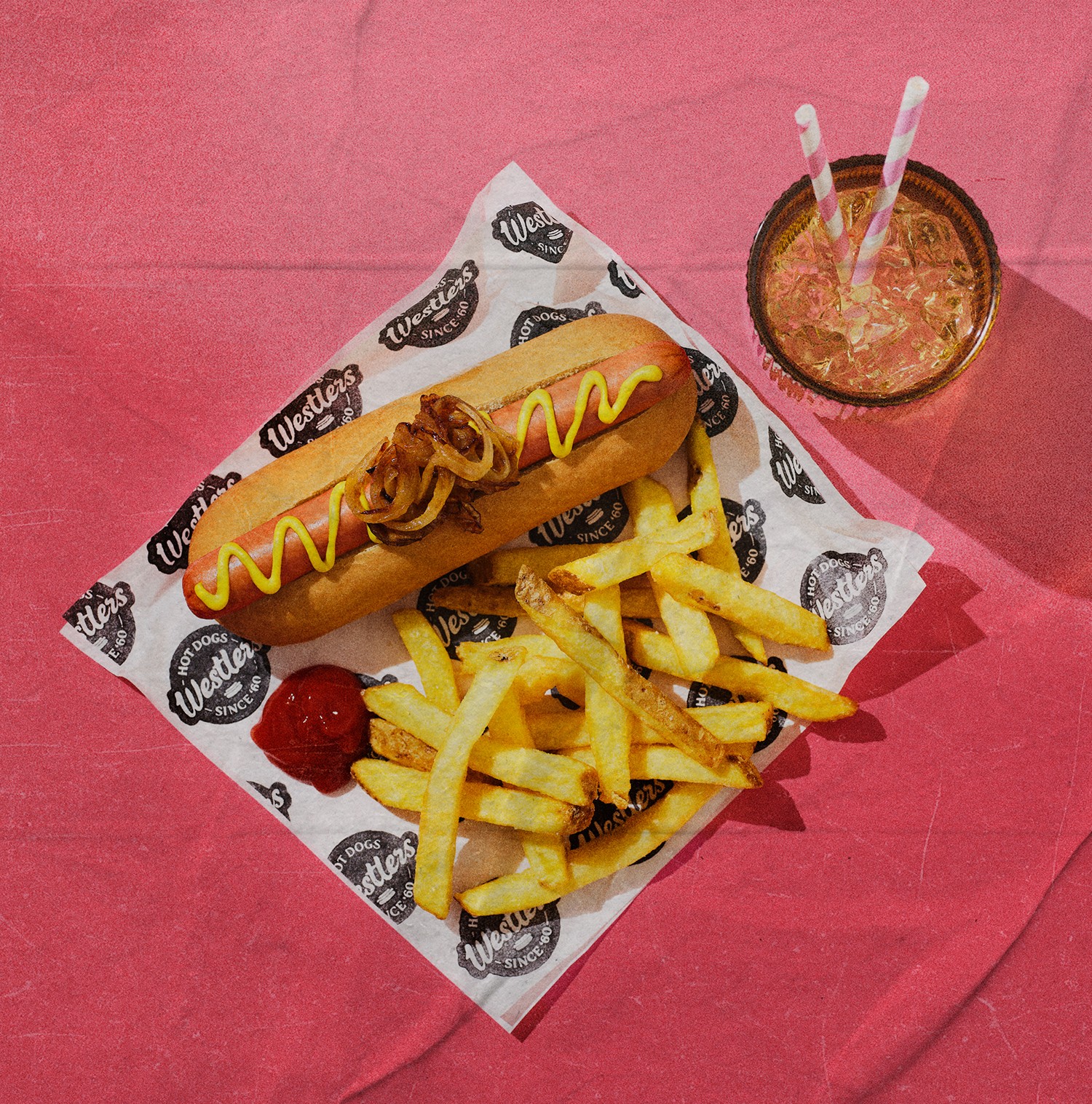 hotdog and fries