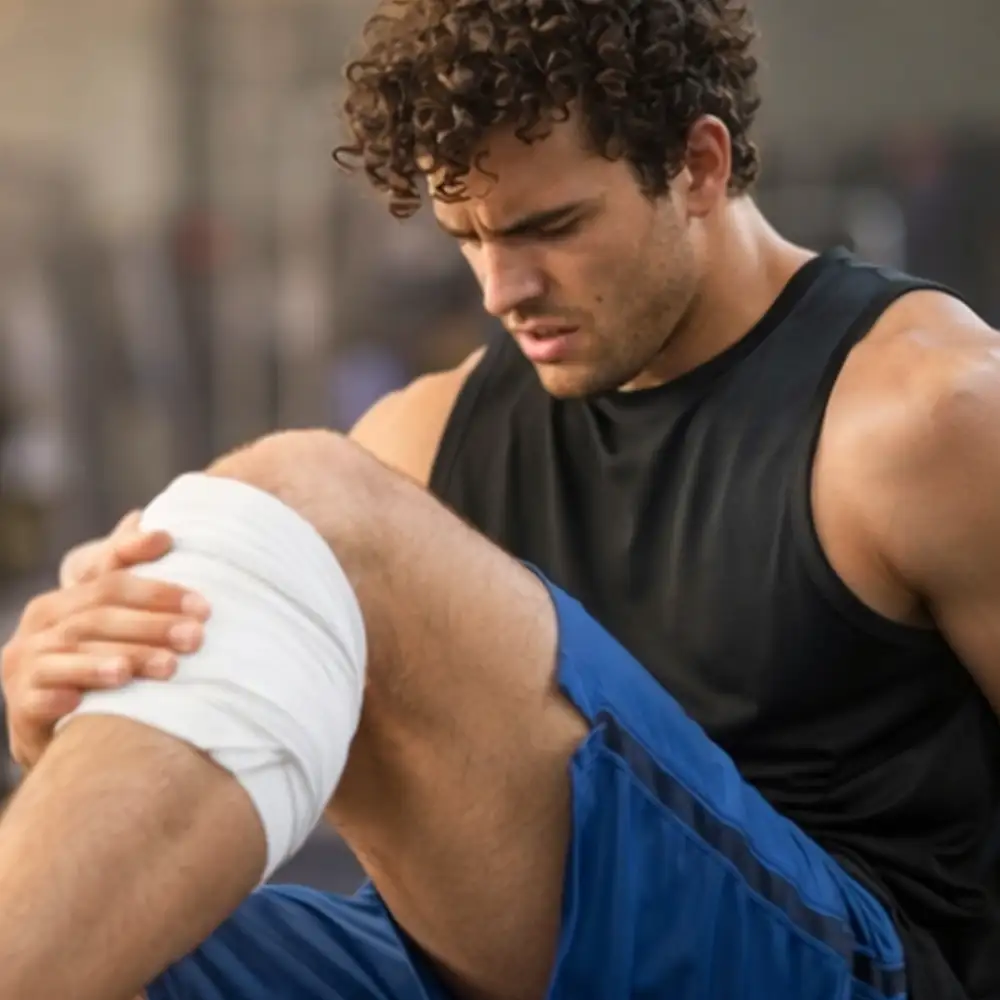 Chiropractor examining a male patient with shoulder pain during a treatment assessment in Draper, Utah