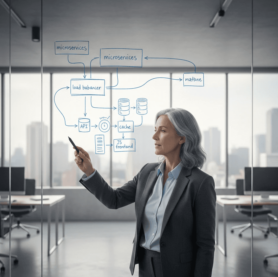 man standing in front of group of men