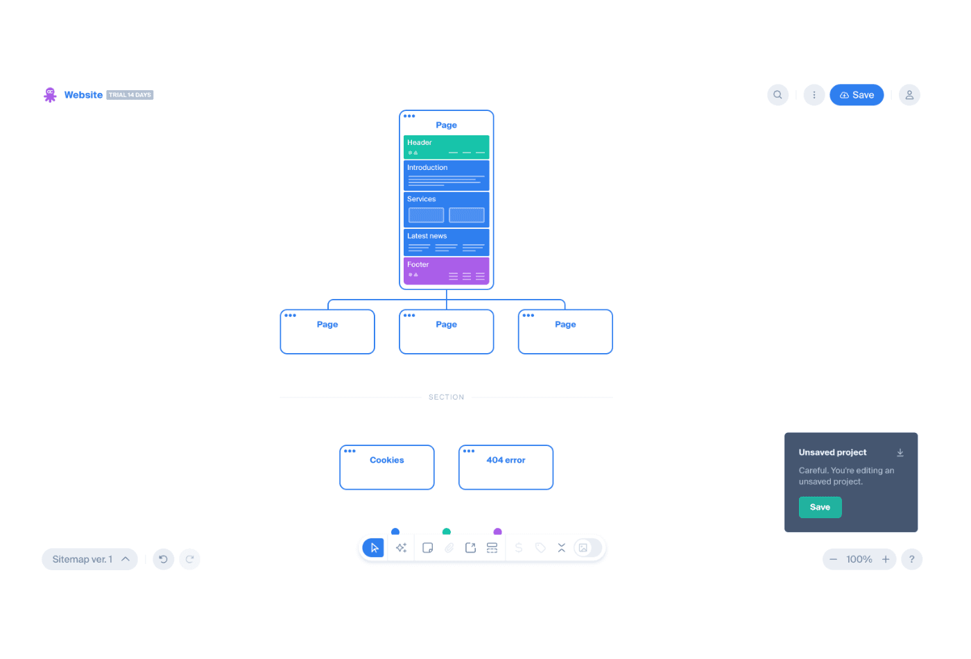 Octopus fast prototyping design tool