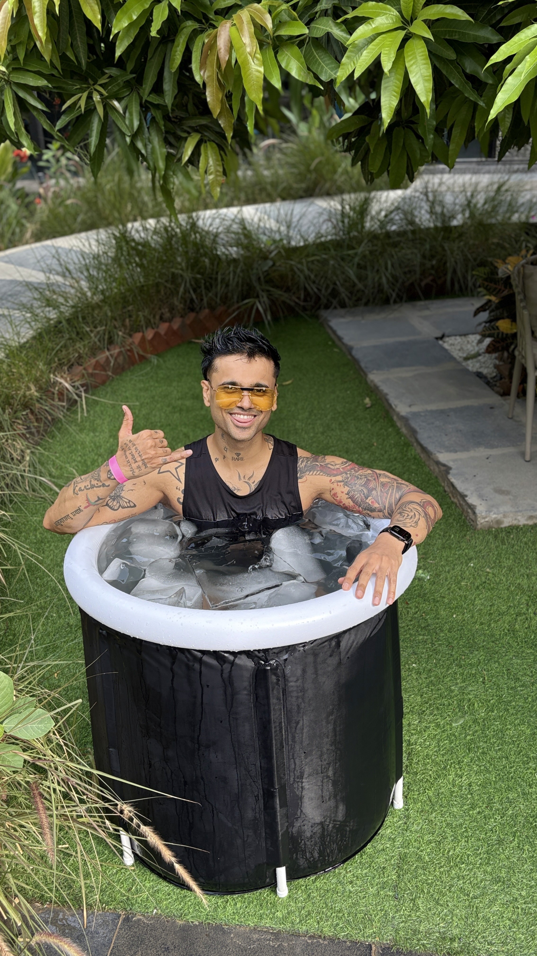 Person Holding some tablets