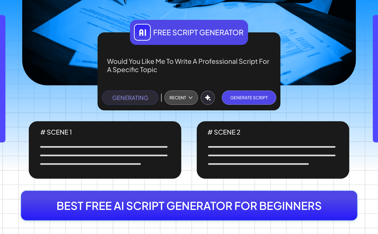 Best Free AI script generator for beginners