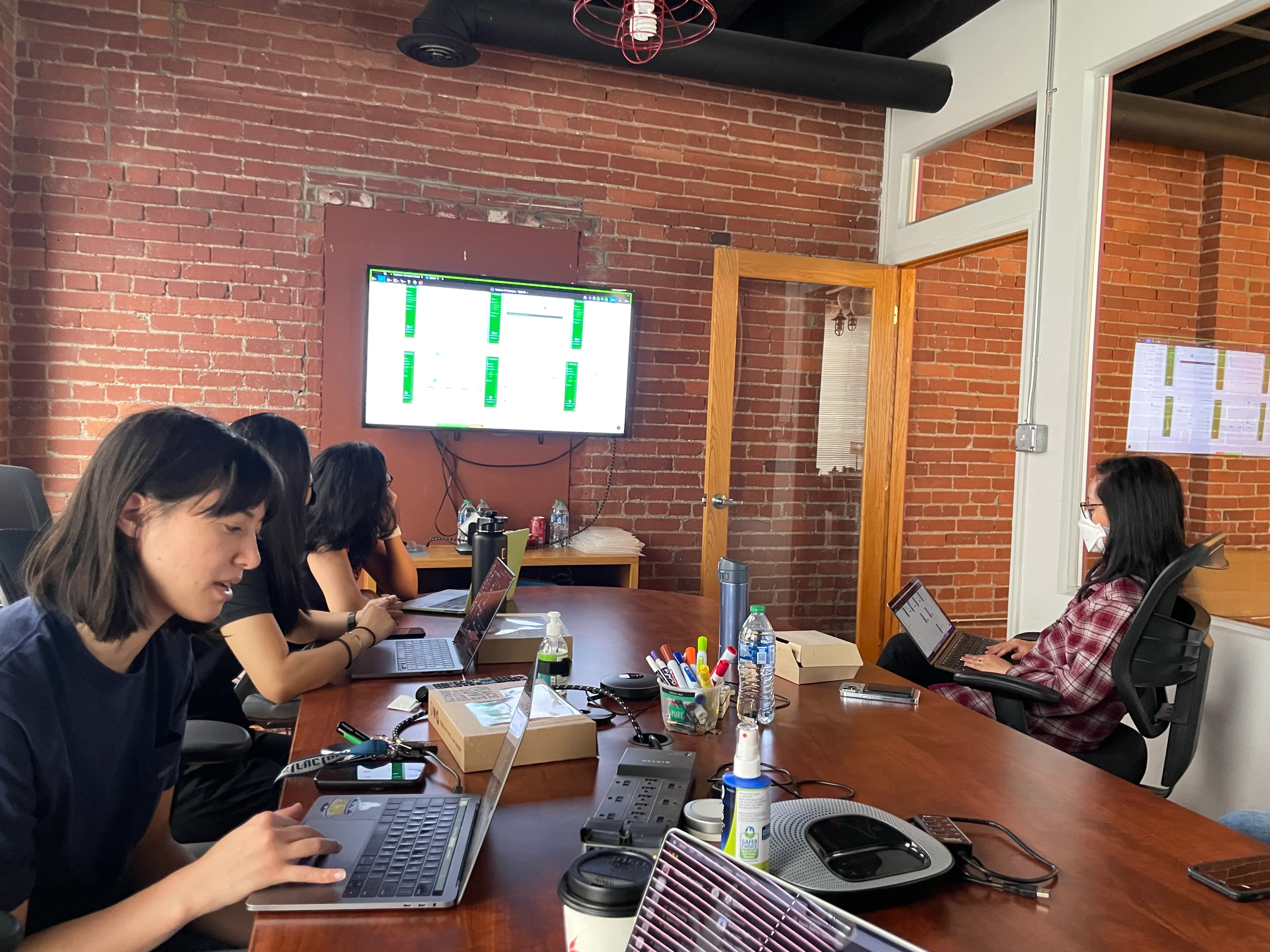 Client meeting at the Aspinity Office