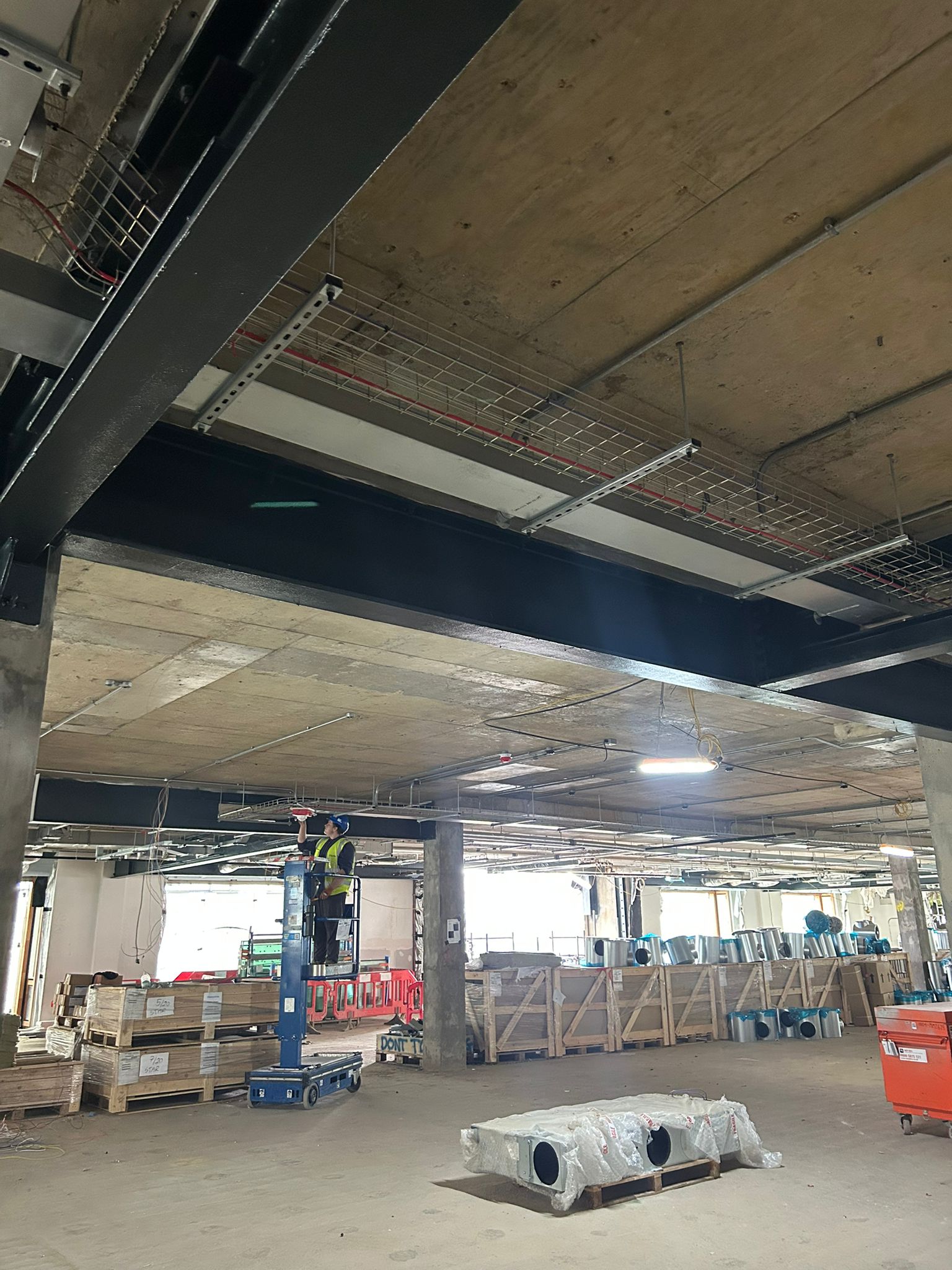 A commercial electrical installation completed by DPH