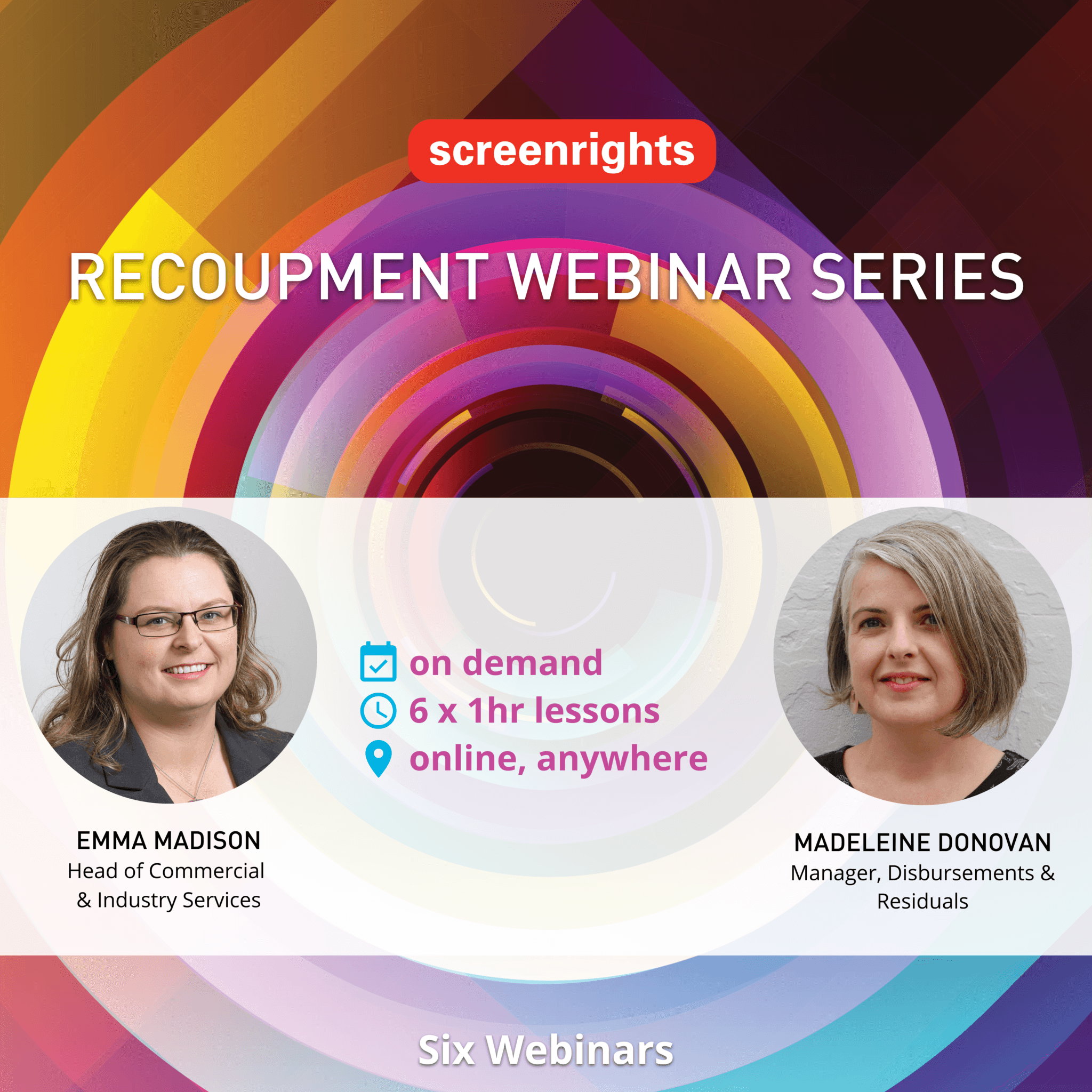 Brochure image describing webinar details