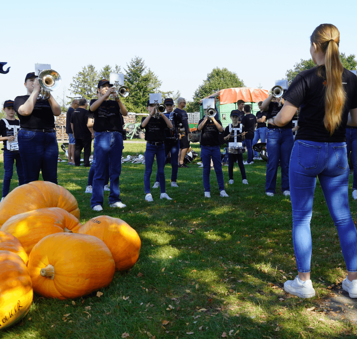 Die (K)Leinegarde beim Konzert