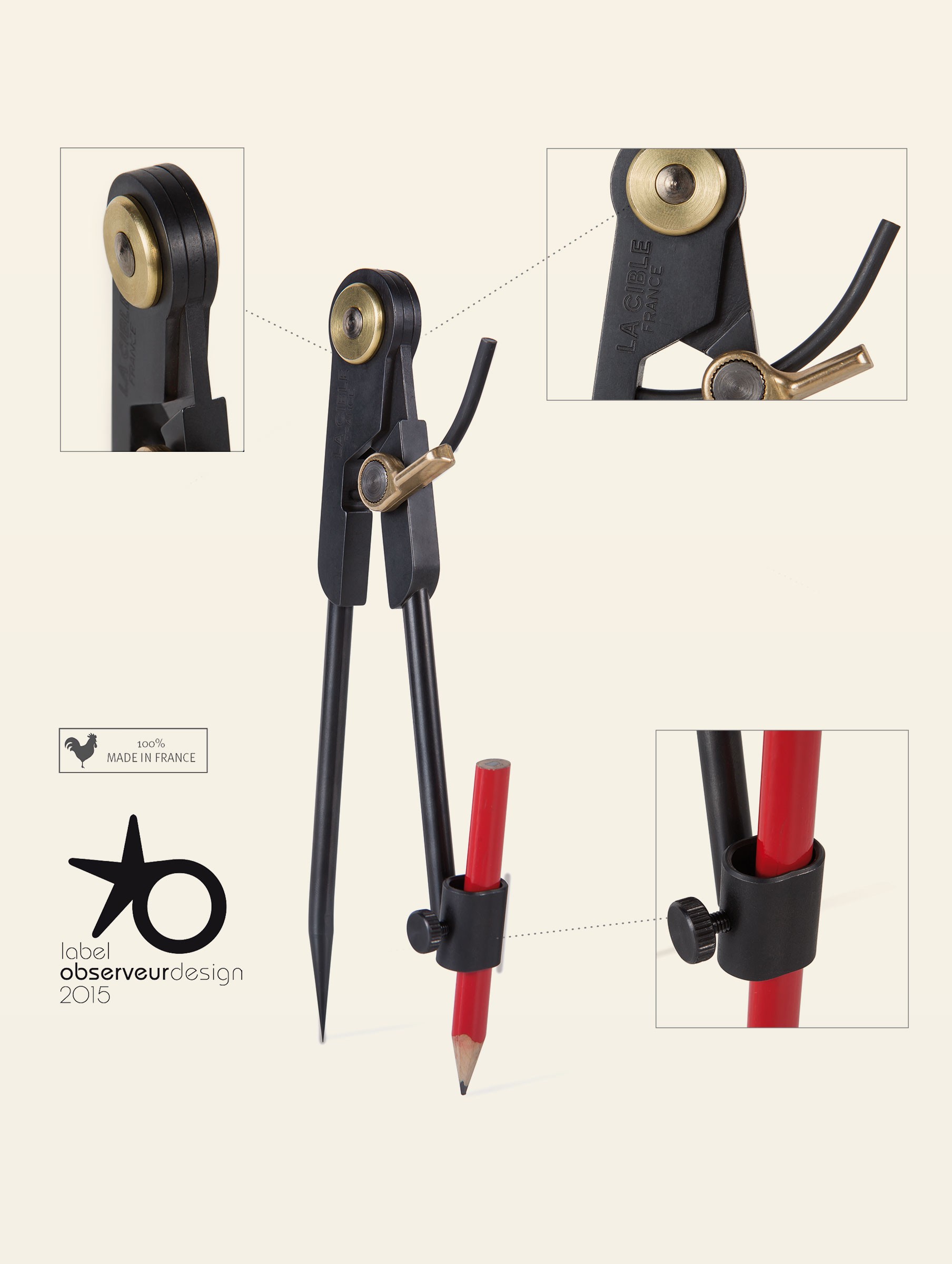 Compas à ressorts & à charnières