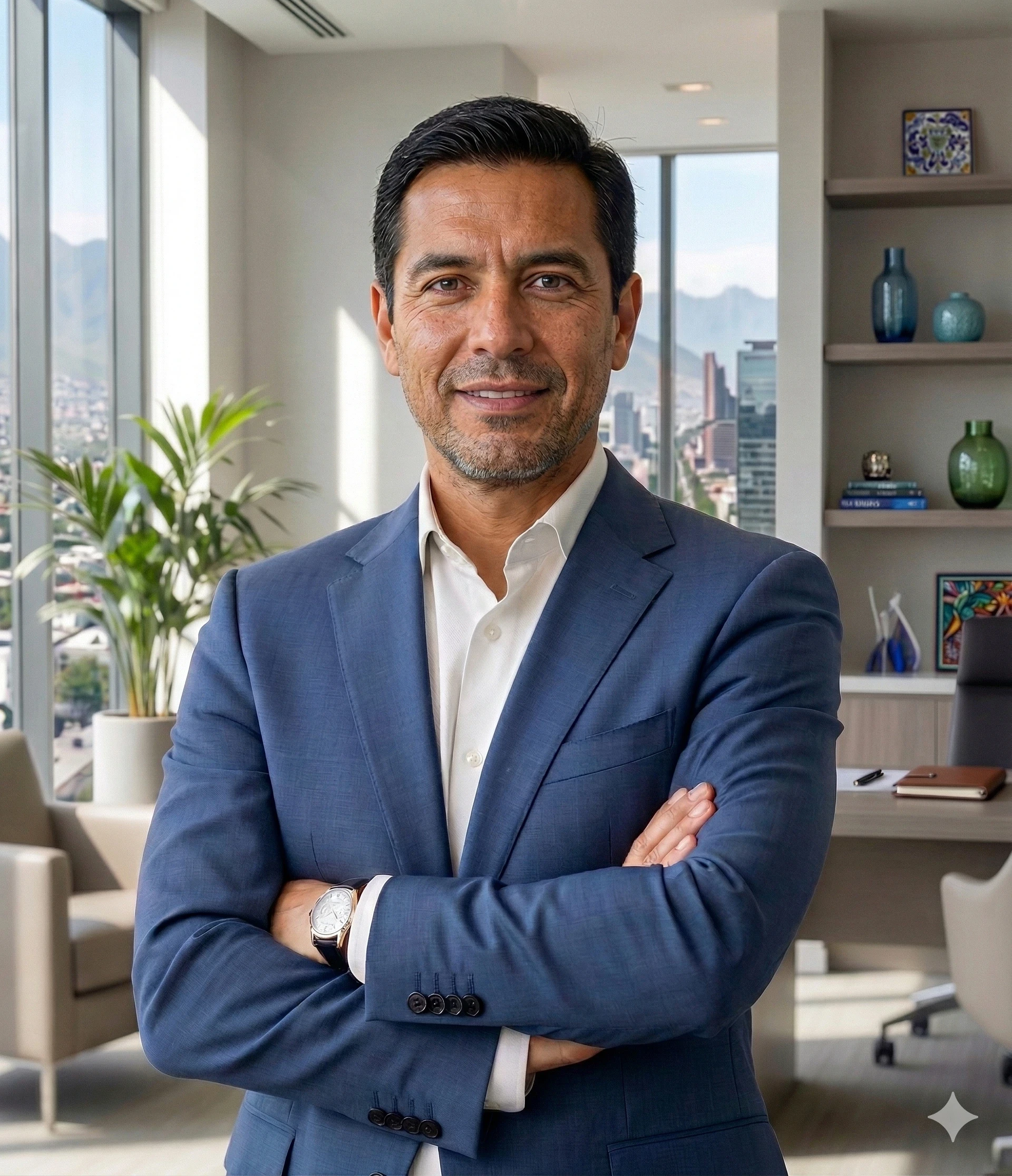 Team member standing