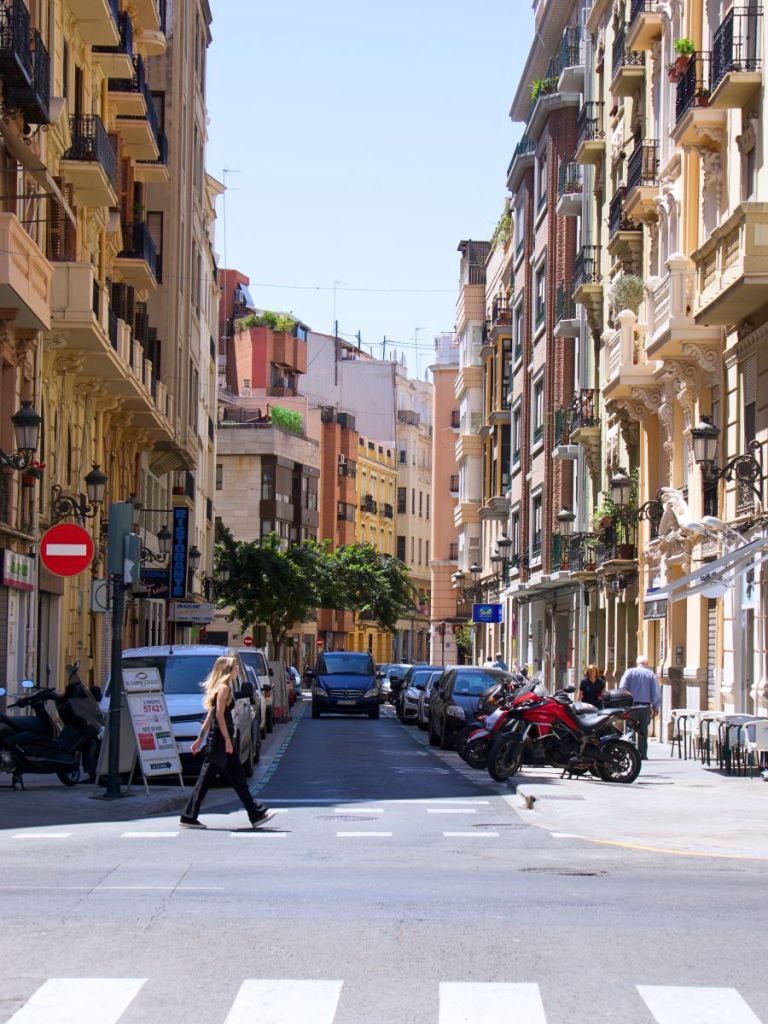 street in russafa district