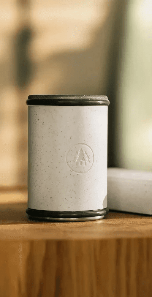 Close-up of the HORL3 Cruise rolling sharpener made from ocean-bound recycled plastic.