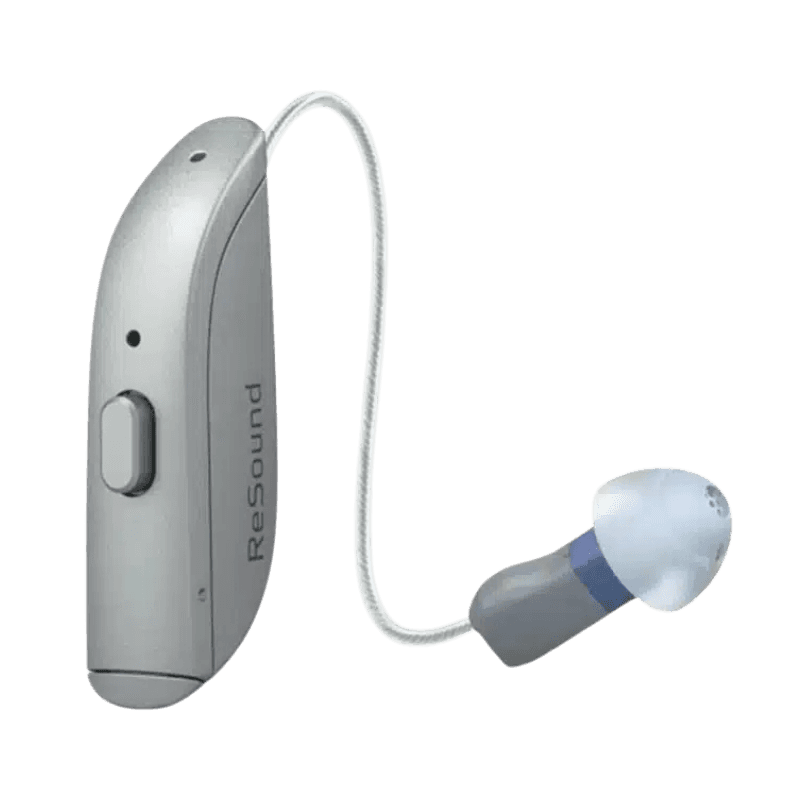 Appareil auditif Resound Nexia 4-61 DRW, micro-contour à pile 312, solution 100 % Santé, sans reste à charge. Disponible chez Audio Pour Tous.