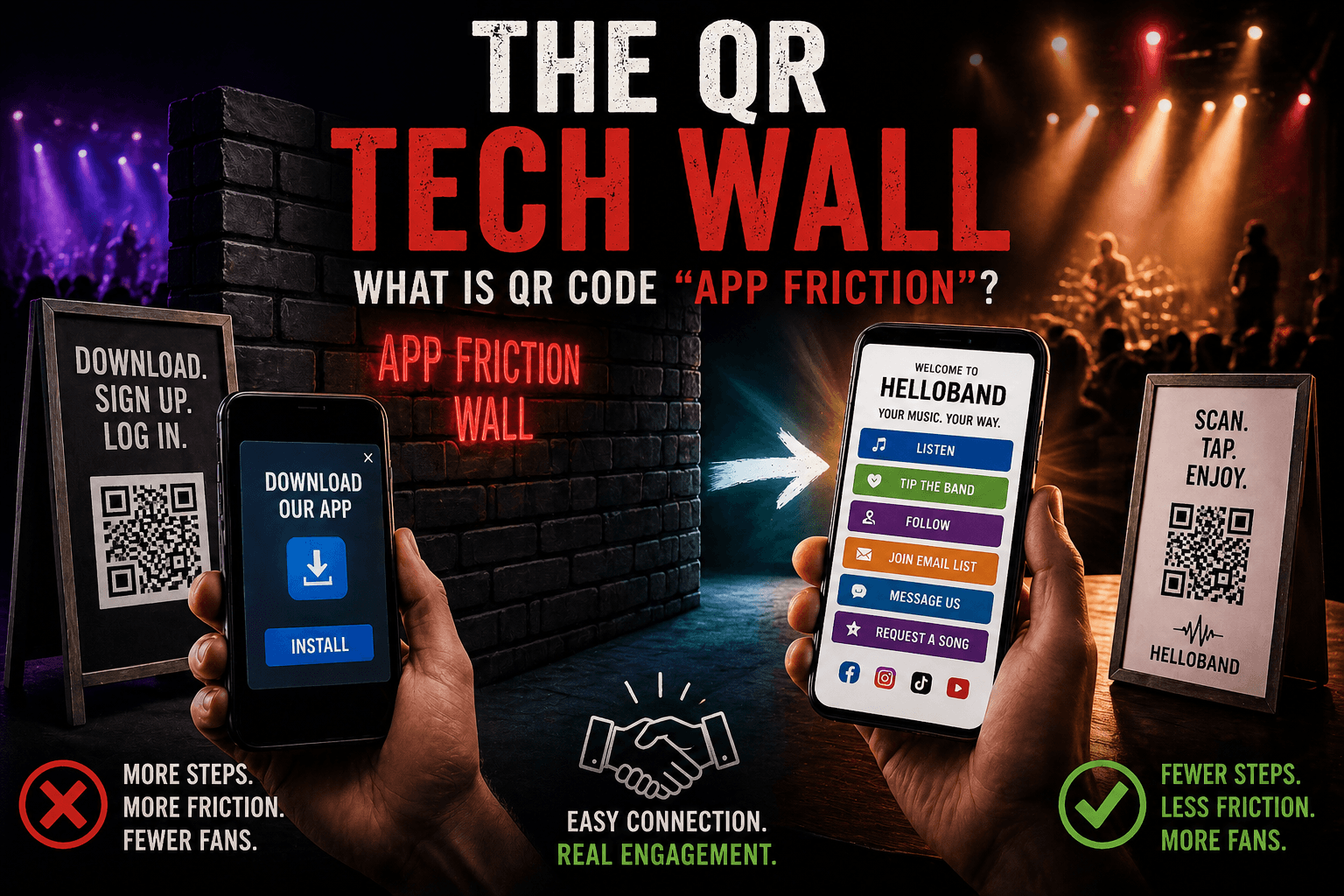 QR Code Tech Wall