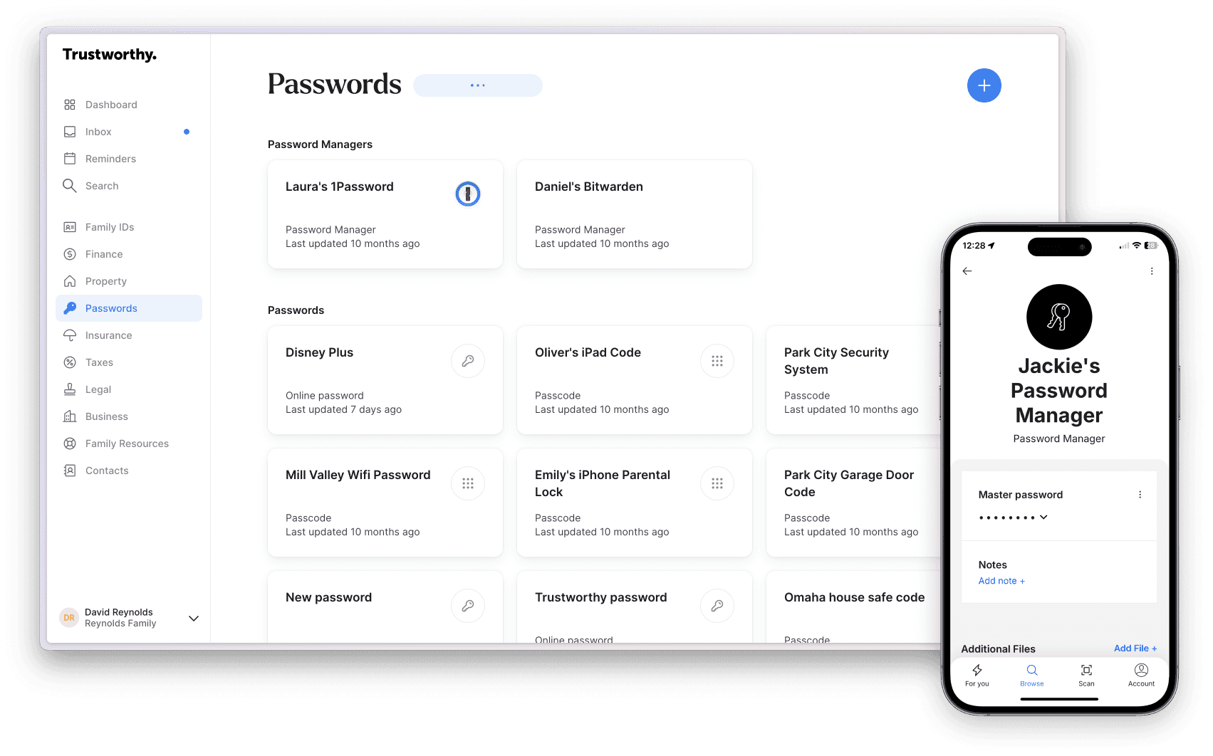 password protections with Trustworthy