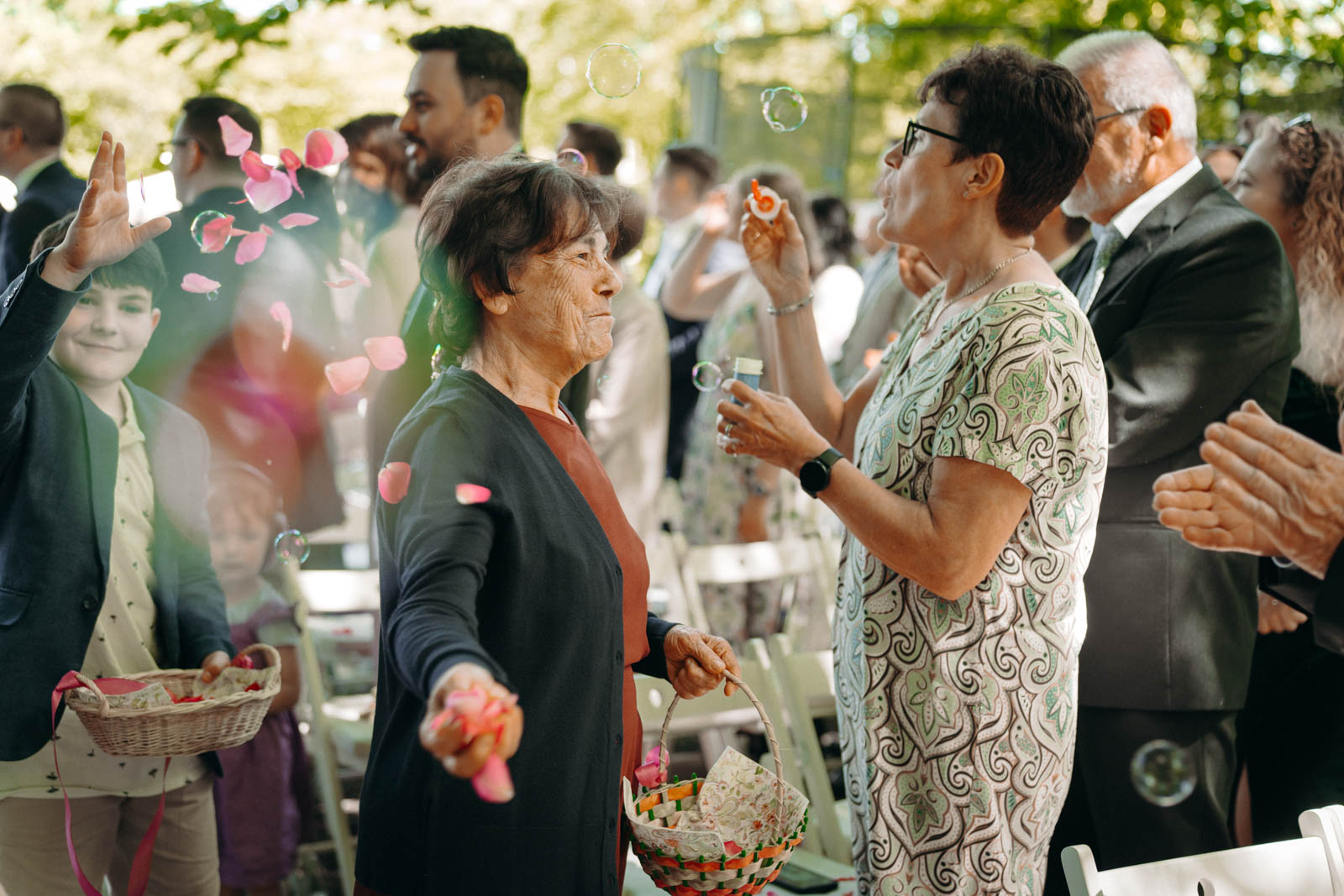 Gäste auf Event auf dem Hofgut Langenborn