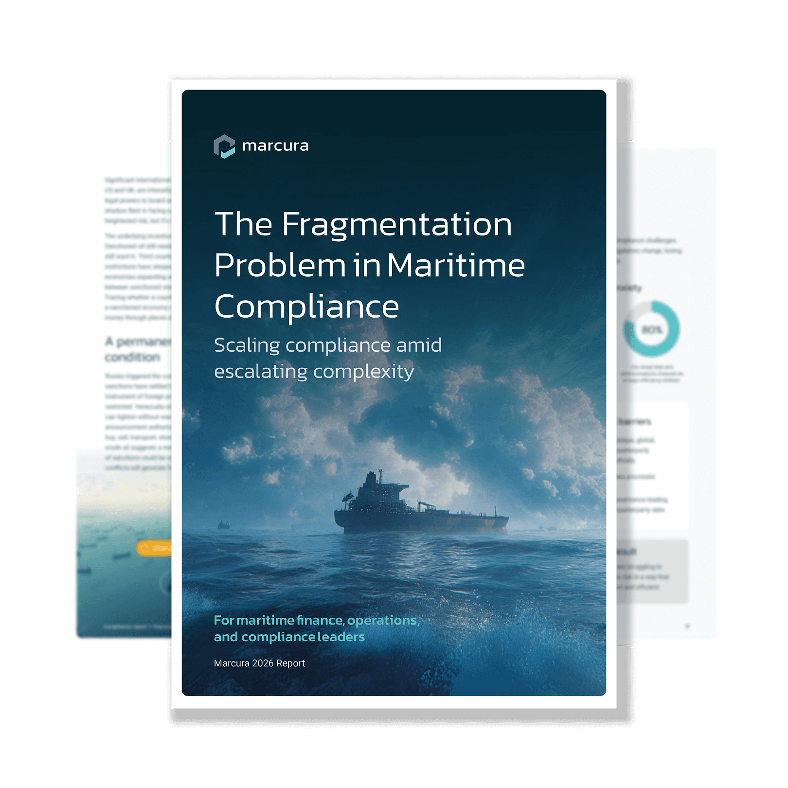 Digital documents displaying data visuals and insights, with the title "Beyond the Model" prominently featured.