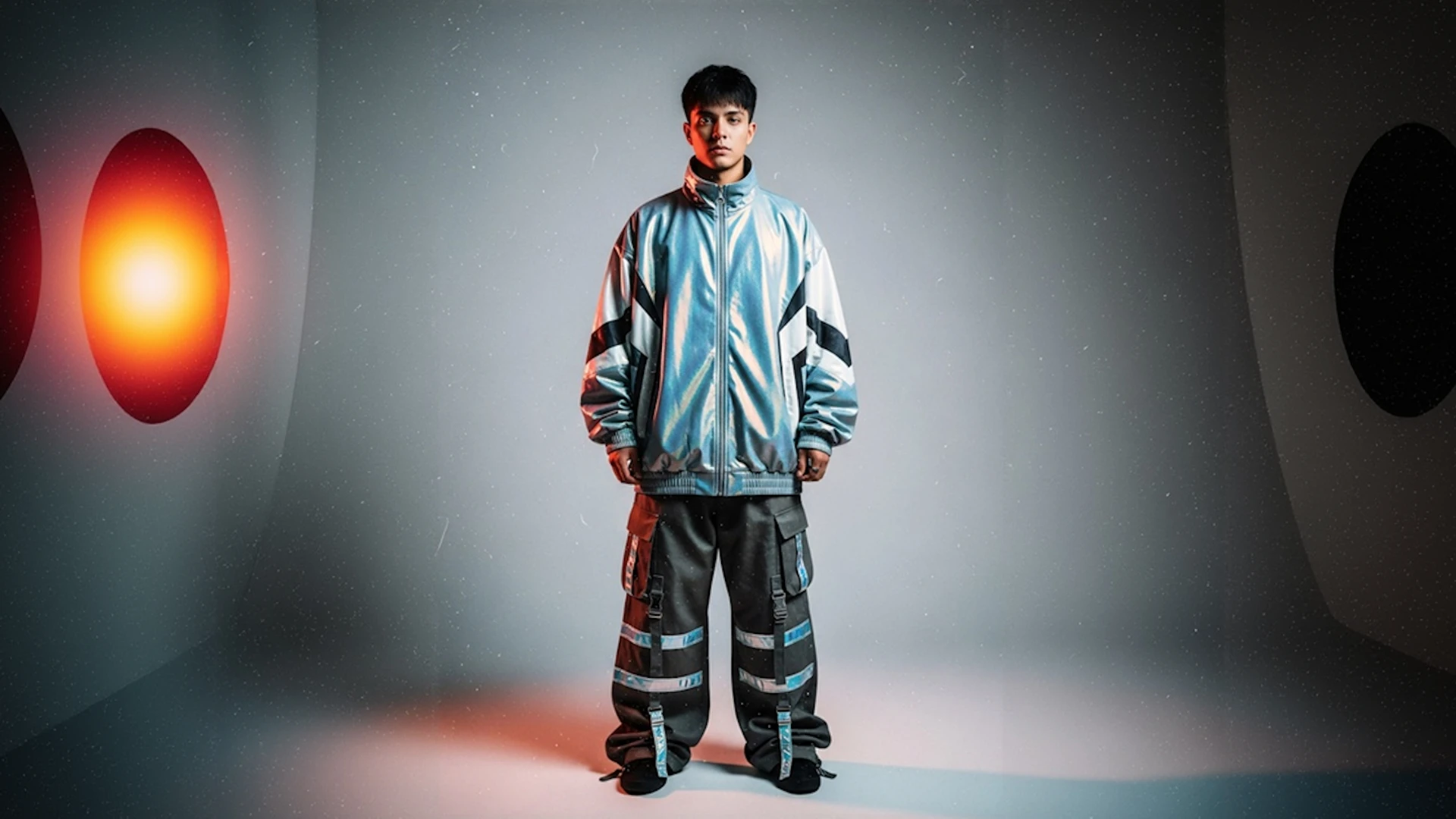 Futuristic Fashion Pose man