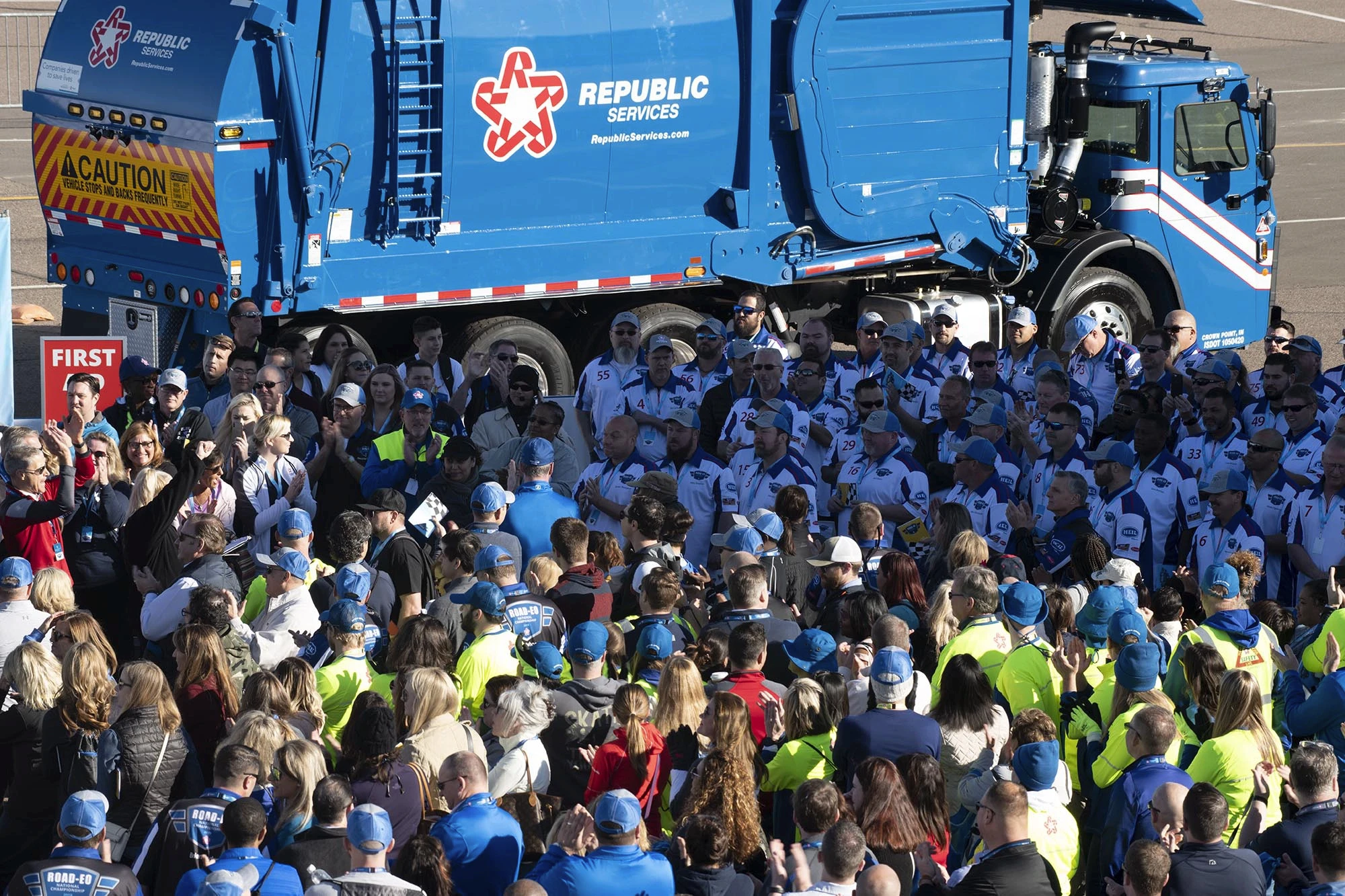 Republic Services ROAD-EO crowd
