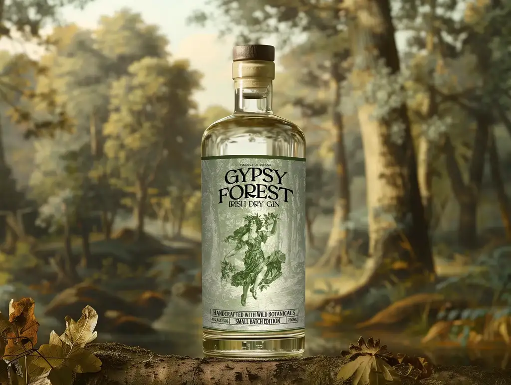 Gypsy Forest Gin Packaging