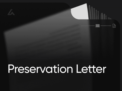 Preservation Letter