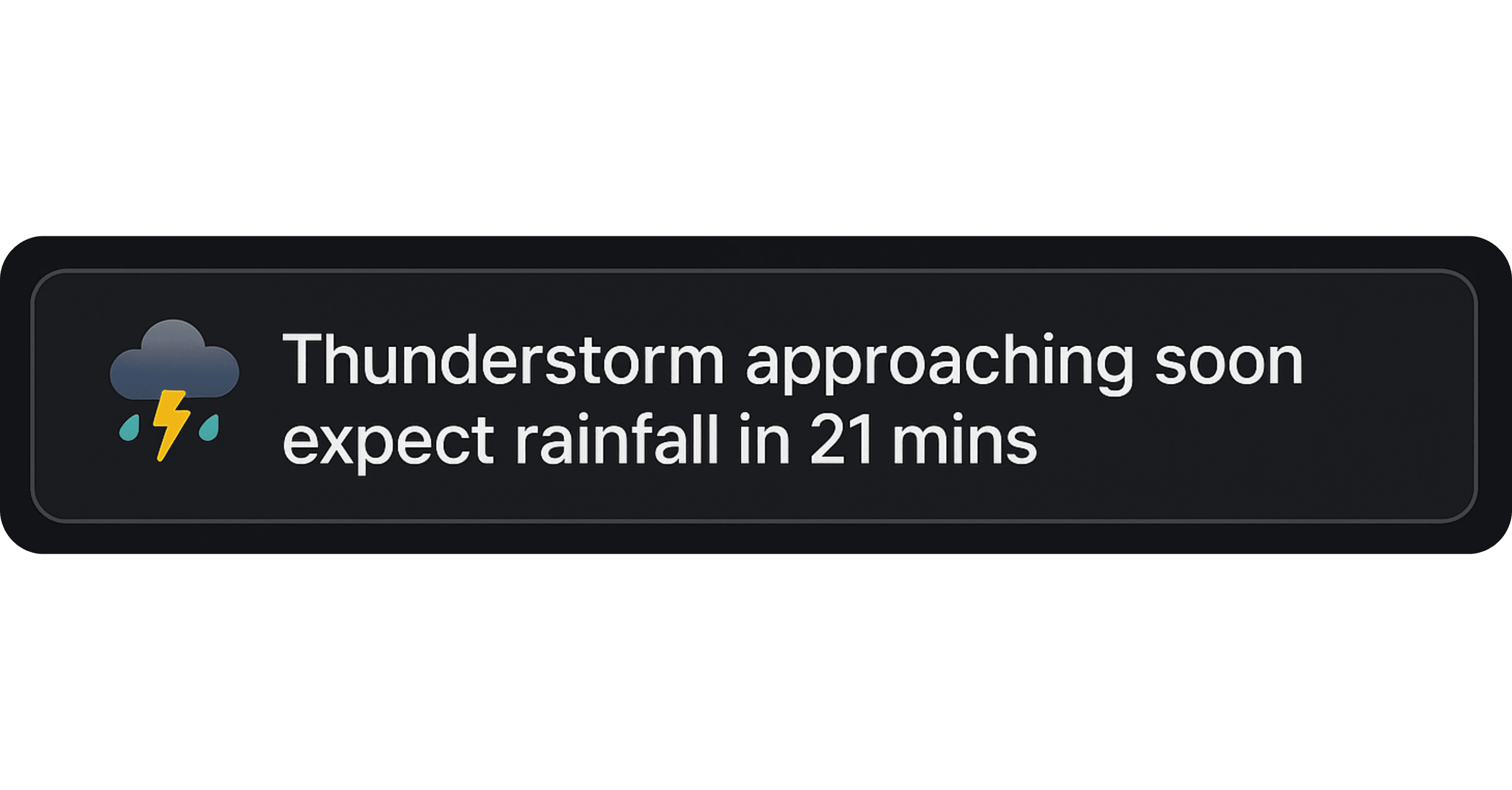 Real time alerts toggle