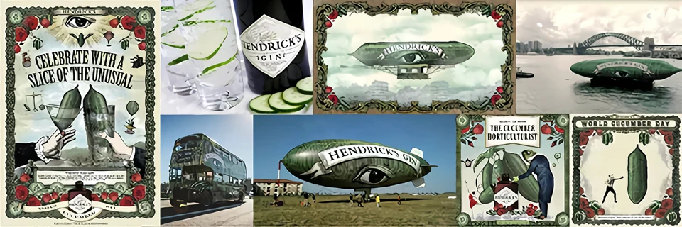 Hendrick's gin DBAs in various locations