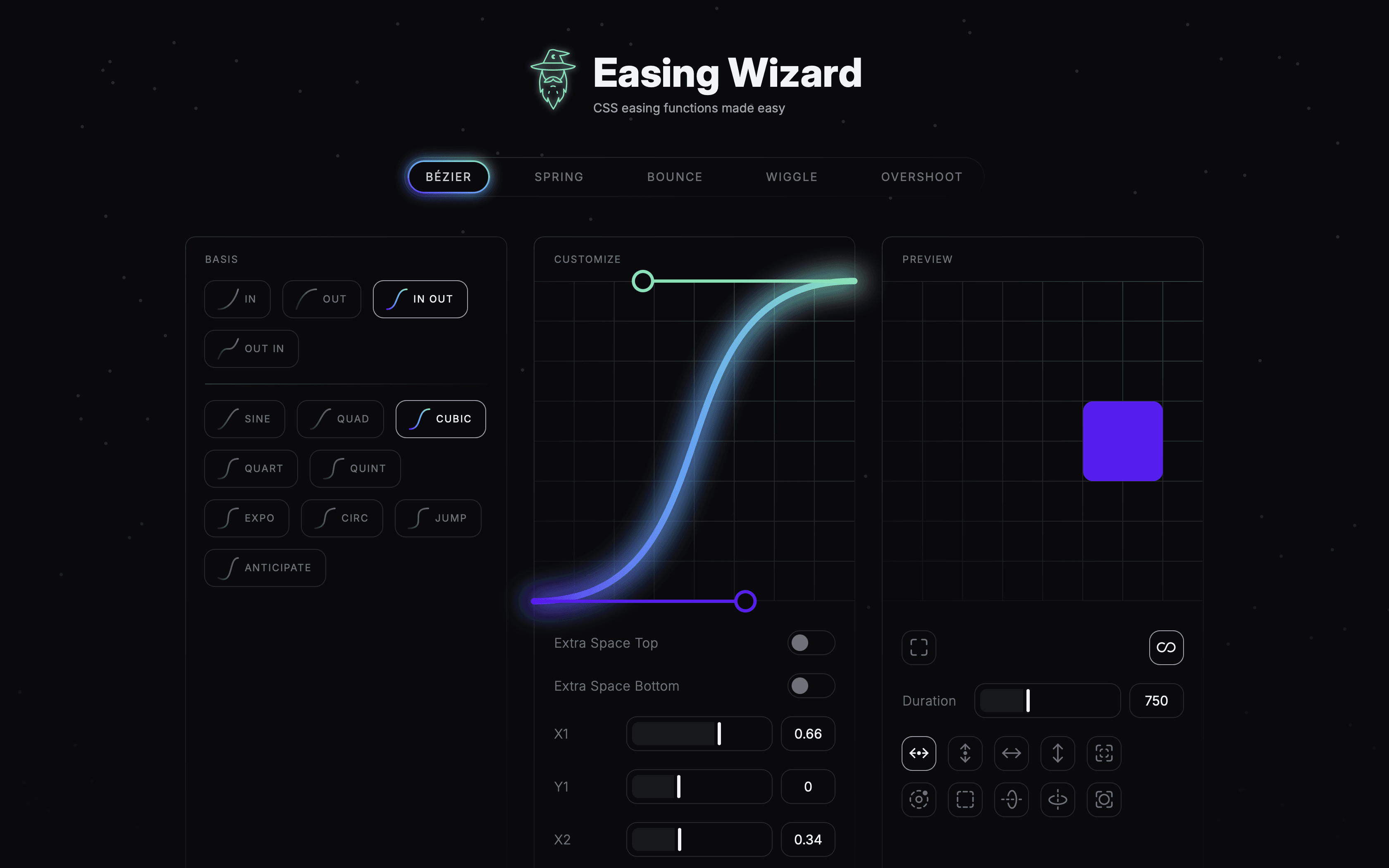 Easing Wizard