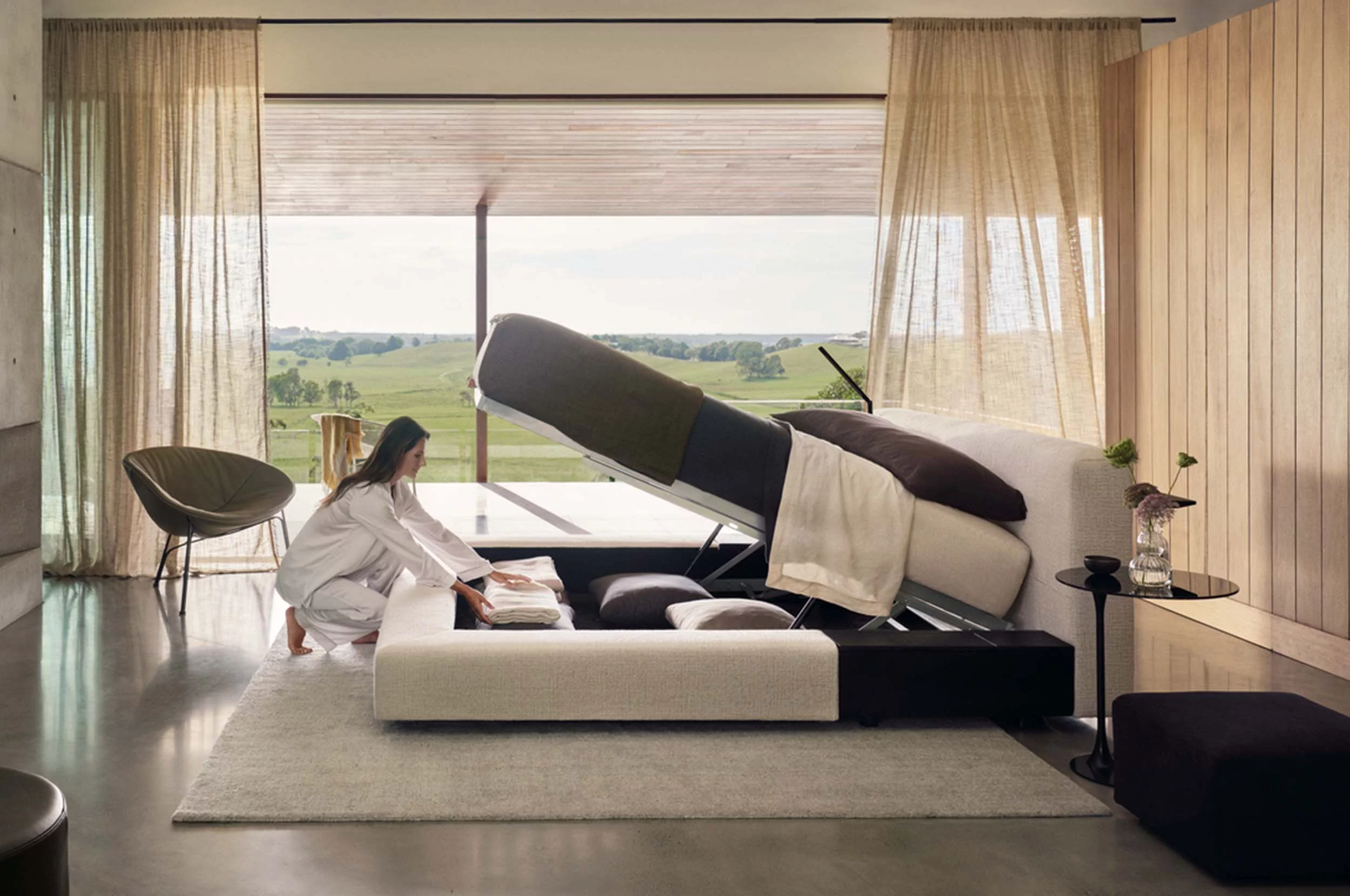 king living storage bed | homeowner hq