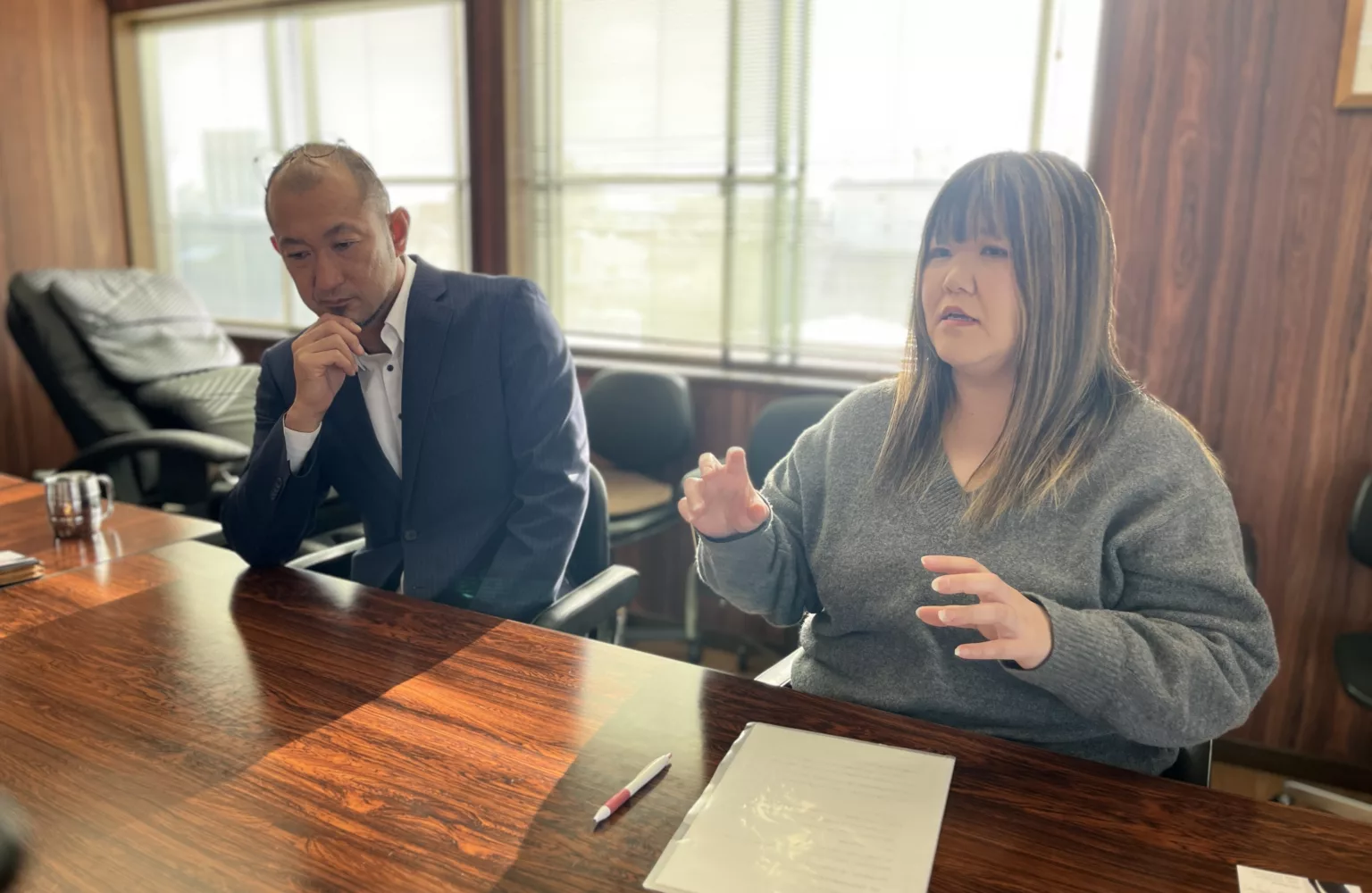 栗原 様(代表取締役社長)・大島様(経理・実務担当)