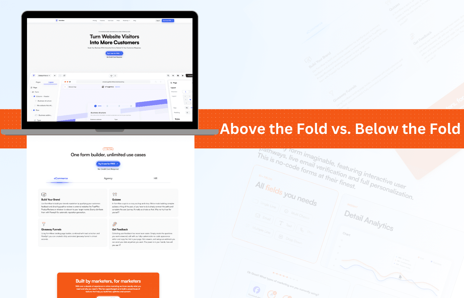 Above vs. Below the Fold